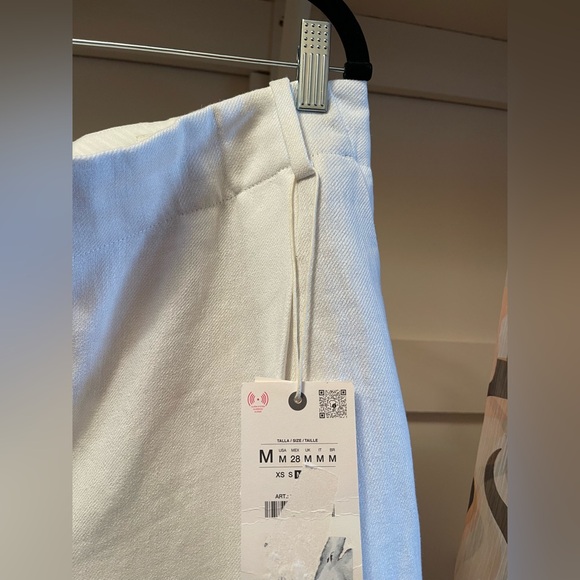 Zara White linen pants - Picture 4 of 10